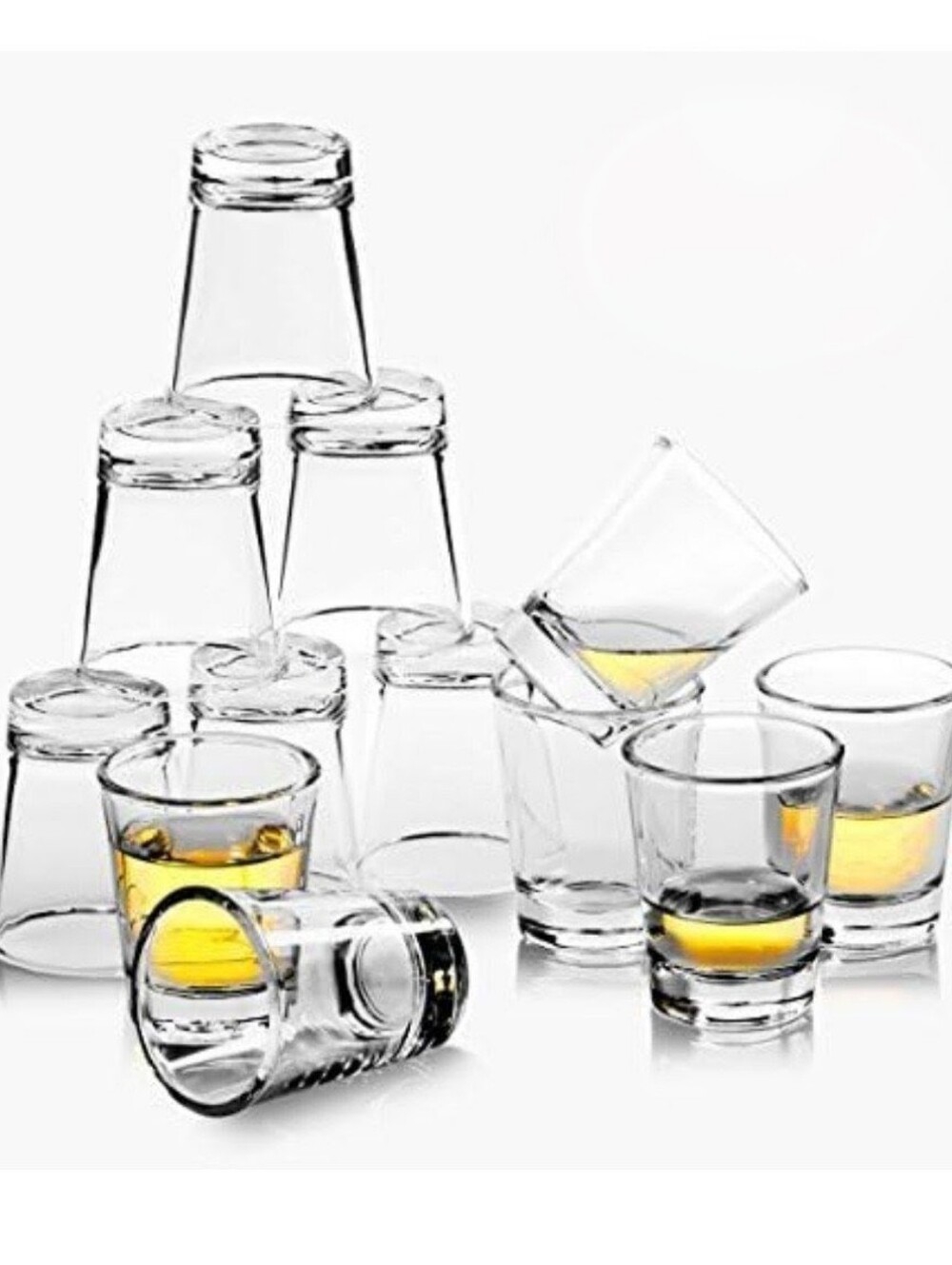 Clear 1.5 Oz Glass Shot Glass Set - 12 NIB
